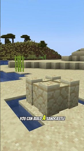 Ultimate Sandcastle Tutorial #minecraft