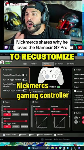 Nickmercs using a gamesir controller #nickmercs #gamesir #gaming #tiktokshopblackfriday #tiktokshopcybermonday