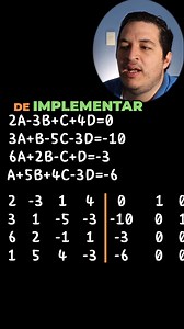 ¡Método de Gauss Jordan! 🚀📊 Descubre cómo implementar una metodología eficiente y repetitiva en Excel para facilitar tus tareas diarias. Te mostraremos pasos sencillos para optimizar tu flujo de trabajo y obtener resultados más rápidos y efectivos. ¡No te lo pierdas! #ExcelTips #MejoraTuProductividad #TareasEficientes #MetodologíaPráctica #OptimizaExcel #AprendeConNosotros #HabilidadesDeExcel #FlujoDeTrabajo #ConsejosDeTrabajo #SimplicidadEnExcel | Axel Contreras