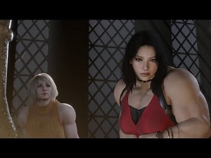 Resident Evil 4 Remake Ada Wong Muscle Girl Mod | Chapter 5