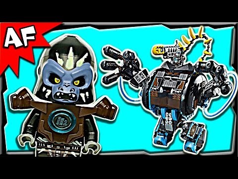 Lego Chima GORZAN's GORILLA STRIKER 70008 Stop Motion Build Review
