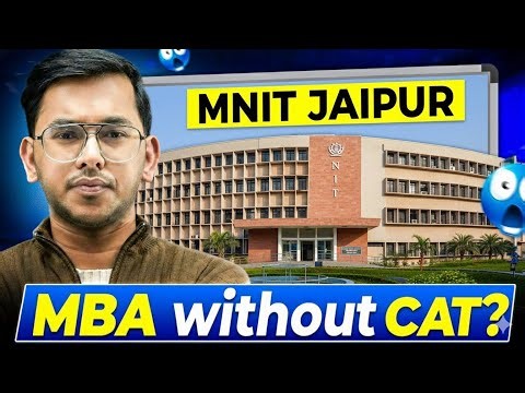 No CAT? Still MBA at MNIT Jaipur 😳 | Fees, Placement, Eligibility & Admission Process