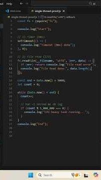 Why Multithreading is Needed in Node.js #nodejs #javascript