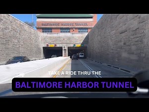 The Baltimore Harbor Tunnel drive through