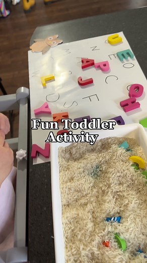 1M views · 14K reactions | Help your little one learn the alphabet with this fun little mix and match sensory activity! #toddleractivities #sensoryactivity #sensoryplay #toddlerpuzzles #melissaanddoug #letterrecognition #numberrecognition #woodenpuzzles #learnthroughplay #easyactivities #ricebin #creativemama #momswhoblog #toddlermom #momofinstagram | Lily b Coco - Silly Miss Lily From Paisley's Corner | Facebook