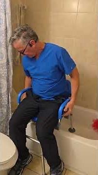 Swivel + Slide Shower Transfer Chair Review and Demo | Safe & Easy Tub Access for Seniors