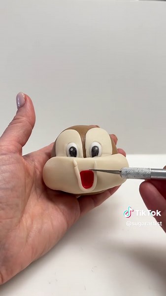Chipmunk Fondant Art Tutorial for Cake Toppers