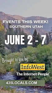 SO UTAH EVENTS - This Week!💫 📅 www.435locals.com/events | 435 Locals