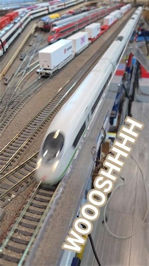 Modelleisenbahn H0 Trainspotting Roco ICE #moba #modelrailroad #h0scale #shorts #züge #dcc #trains