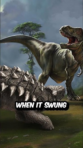 This Dinosaur Had the Weirdest Defense Ever 🛡️ #dinosaur #shorts #fyp #ankylosaurus #dinosaurfacts