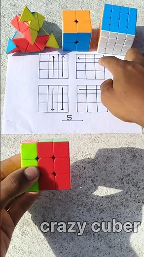 how to solve 3 by 3 rubik's cube in magic tricks 🪄⚡#ytshorts #rubikscube #crazycuber #puzzlecube