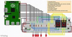Fritzing Project: Ping-Pong with Raspberry Pi #piday #raspberrypi @Raspberry_Pi