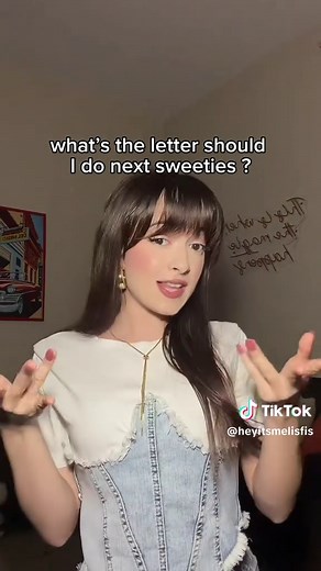 What’s the letter should i do next ? 🤷🏽‍♀️✨ *reklam | i love k