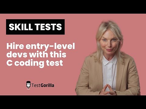 Hire entry-level devs with TestGorilla’s C coding test