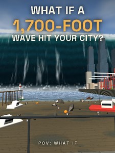 1958 Alaska Lituya Bay tsunami: how far would you have to run?