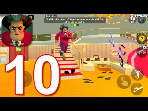 Scary Teacher 3D - (Poki) - Gameplay Walkthrough Part 10 - Chapter 1 (iOS, Android)