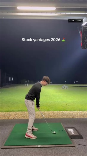 Stock yardages 2026 ⛳️ #golf #golfclub #tigerwoods #golfcourse #2026