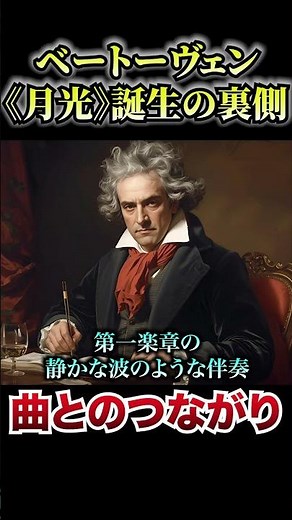 ベートーヴェン《月光》誕生の裏側 #1分解説 #名曲解説 #クラシック#ベートーヴェン