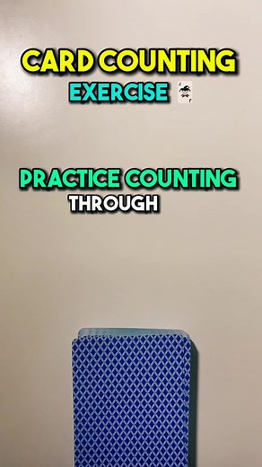 It’s not that important to hit a certain time, its about having it become second nature 💭 #blackjack #cardcounting #cardcountingpractice #runningcount #howtopractise
