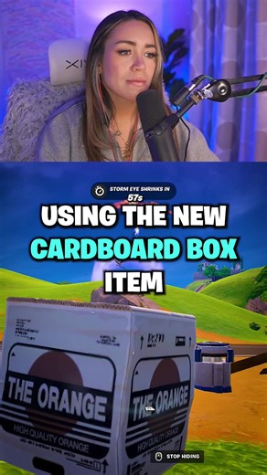 Exploring the New Cardboard Box Item in Fortnite | Gameplay