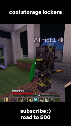 cool storage lockers #minecraft