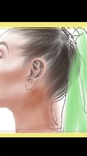 Digital Portrait, using Procreate