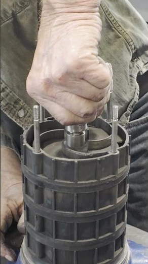 Assembly of a Multistage Centrifugal Tower Pump Part 12 #pump #repair #mechanic