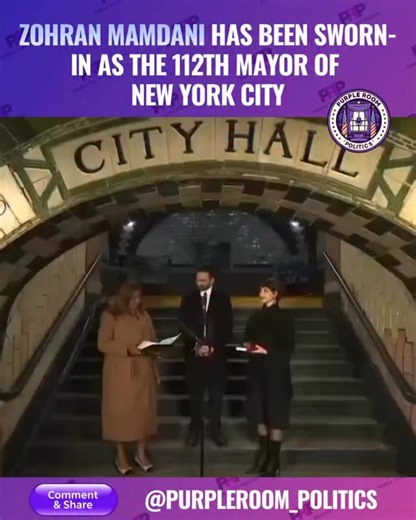7K views · 410 reactions | Zohran Mamdani was officially sworn in as...