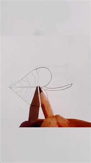 Leaf Art By Use Number 3 ||#art #numberart #amardingulosobjayhariyeadhare