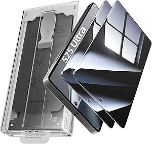 X-it for Samsung Galaxy S25 Ultra Screen Protector Privacy [Auto Alignment/Dust Removal],Bubble-Free,[100% Ultrasonic Fingerprint ID] Easy Installation Full Coverage Anti-Spy [Non-Glass] 2 Packs