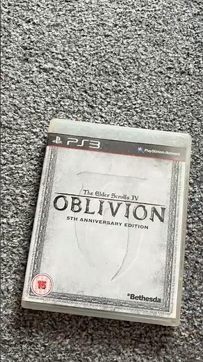 Oblivion PS3 Unboxing #oblivion #ps3 #ps3gaming
