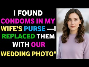 I Found Condoms in My Wife’s Purse — I Replaced Them With Our Wedding Photo#storytime!