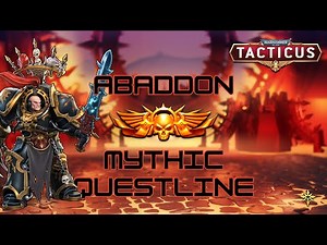 ABADDON GUIDE - Mythic questline - All 5 mythic missions! - Tacticus #gaming