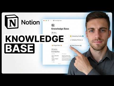 How to Create a Knowledge Base in Notion 2026 (Organize Information and Notes in Notion)