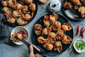 Fried Wontons (Air Fryer Version included)