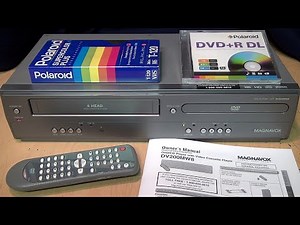 No record! 2007 Magnavox DVD / VHS player (DV200MW8)