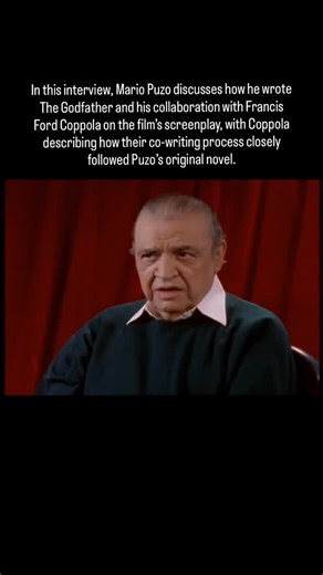 In this interview, Mario Puzo discusses how he wrote The Godfather and his collaboration with Francis Ford Coppola on the film’s screenplay, with Coppola describing how their co-writing process closely followed Puzo’s original novel. | History of Cinema