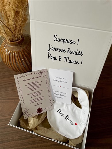 Pregnancy Announcement Box for Grandparents, Gift for Expectant Grandparents, Original Baby Announcement Idea for Grandparents - Etsy