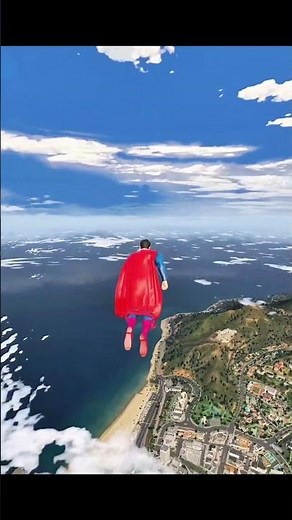 This Superman Flight Simulation is INSANE #superman #videogame #shorts