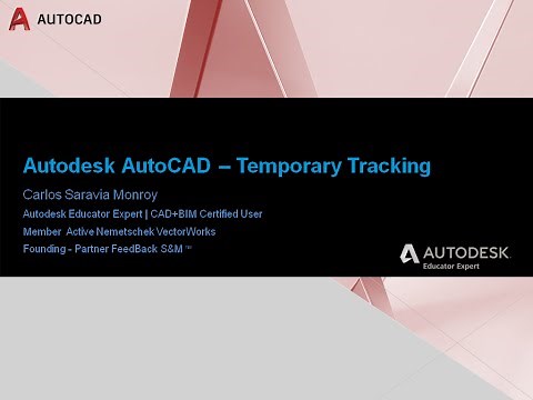 Autodesk AutoCAD - Comando Temporary Tracking