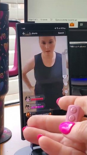 Cool Remote Control Ring: Scroll Hands-Free & Turn eBook Pages with #fok #scroll