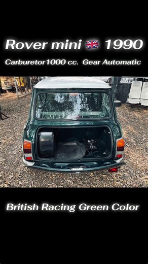 Forsale Rover mini // British Racing Green 🇬🇧