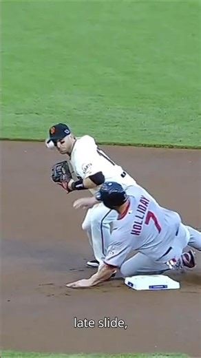 The Dirtiest Slide in NLCS History? 😳⚾️