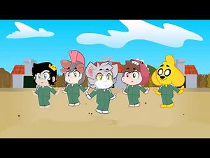 SQUID GAME en 2 MINUTOS 😂🦑 Animación con Los Compas