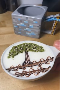 Art latté de l'arbre
