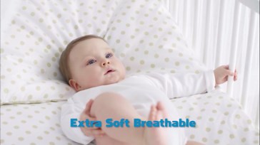 GRT 2 Pack Waterproof Crib Mattress Protector, Quilted Baby Mattress Cover Fitted Deep Pocket from 4" up to 9", Extra Soft Breathable & Noiseless Toddler Mattress Pad 52"x28", White