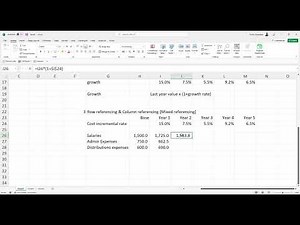 05 Mixed cell referencing in Excel 2