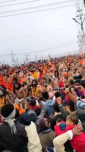 Procession of Naga Babas for Amrita Snana at 2025 Maha Kumbha Mela at Prayagraj. | IndiaDivine.org