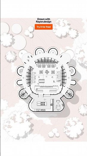 Get this free template with @Toffuco restaurant blocks! #architecturestudent #freecadblocks