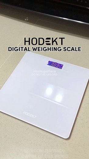 Hodekt Digital Weighing Scale - Rechargeable HD Display